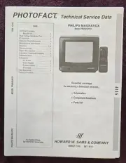Sams Photofact 4116 Service Manual for Philips Magnavox PR0925B101