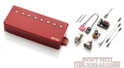 EMG 66-8H RED 8 STRING ACTIVE SOLDERLESS HUMBUCKER GUITAR NECK PICKUP & WIRING