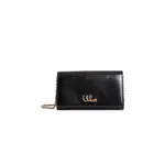 [CHLOÉ] Iconic Flap Wallet on Chain Mini Bag Black