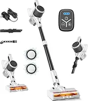 [BSNAW] Cordless Vacuum Cleaner - Stick Vacuum, MAX 45Mins Runtime Vacuum Cleaner for Home, Anti-Tangle Wireless Vacuum for Pet Hair Carpet Hardwood Floor N5