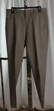 Hugo Boss Pirko2 Men's Flat Front Wool & Viscose Blend Dress Pants NWT $225