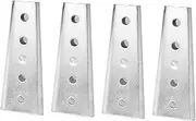 COOPHYA 4 Pairs Sofa Latch Sectional Sofa Pet Sofa Recliner Covers Sofa Clips Upholstery Webbing Sectional Couch Connector Sofa Recessed Arms Couch Protector Sofas Play Couch Silver Iron