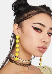 Roses Frenzy Drop Earrings
