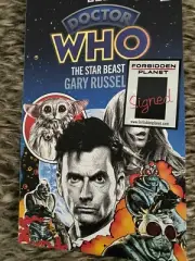 Doctor who The Star Beast Target book signed by Gary Russell