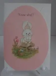 VINTAGE Hallmark Mary Hamilton Easter Bunny Egg Card - NEW!