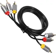 MOLUCKFU Audio Cord Auxiliary Cable Audio Video Cable Speaker Cable for Amplifier Subwoofer Stereo Jack Length Sturdy