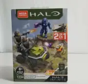 Halo Infinite MegaConstrux Recon Getaway Set Figures & Weapons 2in1 2020 Mattel