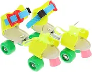 Skater Shoes for Boys Roller Skates Roller Skate Tool Boys and Girls Skates Double Row Wheels Comfortable Fit Orange