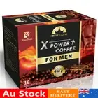 X Power Coffee for Men Ginseng Maca Relieve Stress Energy Sexual Desire 16Pc/box
