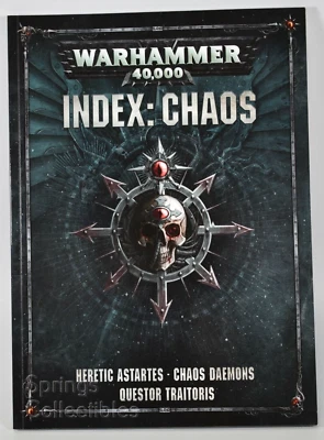 GW Citadel Warhammer 40k Index Chaos
