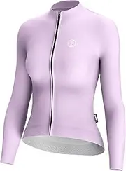 [INBIKE] LAR250 Women's Cycling Jersey Long Sleeve Quick-Drying High Elasticity Breathability and Comfort Spring Summer Autumn Cycling Clothing Jersey, Pink, XXL