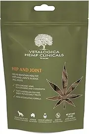 Vetalogica Hemp Clinicals Hip and Joint Treats for Dogs with Hemp Oil and Glucosamine 225 g