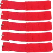 [JEWEDECO] Bra Extender Bras for Women Accessories for Women Buckle Brassiere Straps Hook Bra Clip Hooks Bra Hook Extender Womans Bras Bra Extensions Stainless Steel Etc. White