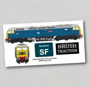 British Rail Class 47 Fridge Magnet 47577 BR Blue Diesel Locomotive Stratford SF
