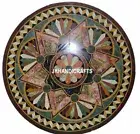 Marble 36" Inlay Art Dining Coffee Table Top Gander Decor Art Green Table Tops