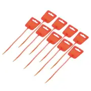25pcs Marker Cable Zip Ties, 8 Inch Self-Locking Labels Zip Tie Wraps, Red