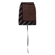 [Dries Van Noten] Short Printed Skirt