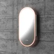 Frameless Capsule LED Shaving Cabinet 450mm x 900 mm � The Capsule - Recessed/Wall Mount, Dimmable, Anti-Fog, Touch Sensor, IP54