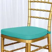 Turquoise POLYESTER CUSHION for CHIAVARI CHAIR Wedding Ceremony Decorations