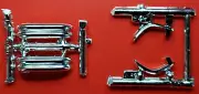 AMT 1937 Chevy Nerf Bar "bumperettes" 1:25, Car, Ratrod, junkyard, parts