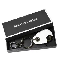 在飛比找Yahoo奇摩購物中心優惠-MICHAEL KORS 男款 防刮皮革套開瓶器鑰匙圈禮盒-