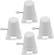 DIY Wind-up Robot Mechanism Kit 4pcs Clockwork Walking Robot Toy Parts for Boys and Girls Clay Craft Pearl Clay Wind-up Mechanism Accessory