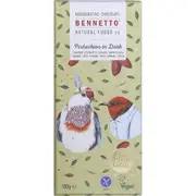 Bennetto Organic Dark Chocolate Pistachios in Dark 100g (Pack of 14)