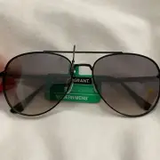 Foster Grant Sunglasses Modern Men's Black Scratch Resistant 100% UVA UVB