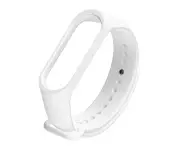 Silicone Bracelet Band Wristband Wrist Strap For Xiaomi Mi Band 4 / Mi Band 3 - WHITE