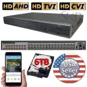 Sikker 32 Channel 1080P 5MP recorder Security Camera System with 6TB hard drive