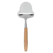 Wood Handle Cheese Spatula Stainless Steel Adjustable Thickness Cheese Planer for Semi Hard Cheese