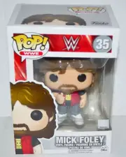 Funko POP! WWE WWF Mick Foley #35 Wrestling Vinyl Figure Vaulted Retired