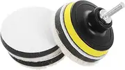 TOGEVAL 5 Sets Wool Buffing Wheel Drill Includes Polishing Pads Sanding Disc Japanese Design for Car Detailing Versatile Polishing Tasks