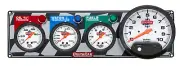3-1 Gauge Panel Kit - Fuel, Oil Pressure, Tachometer, Water Temp - New