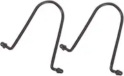 2pcs Rain Chain Gutter Adapter Hooks Sturdy Metal Hanging Hooks for Rain Chains Easy Install Garden Hooks