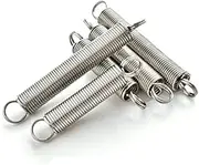 10Pcs Tension Extension Spring 304 Stainless Steel Double Coil Small Springs Wire Dia 0.6mm Outer Dia 5-8mm Long 15-60mm(60 mm,7 mm)