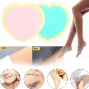 2PCS Reusable Hair Removal Sponge Magic Painless Depilatory Pad Effective Eraser