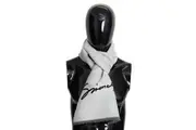 Givenchy Elegant Monochrome Wool-Silk Blend Scarf