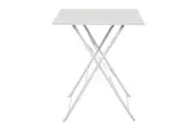 Bolero Grey Pavement Style Steel Table (600mm Square)
