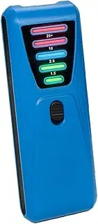 harayaa EMF Meter 5 LED Indicators Portable Convenient Electromagnetic Radiation Detector Radiation Tester for Oven Home Refrigerator, Blue