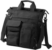 [APLVFFZH] Mens Briefcase Business Bag Practical Pouch with Handle Adjustable Shoulder Bag for Grandfather Boyfriend