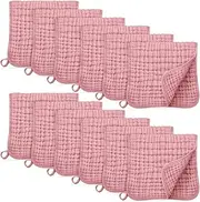 Muslin Burp Cloths 100% Cotton Burping Cloths Large 20''X10'' Extra Soft and Absorbent 12 Pack - Bean Paste