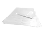 100 Count 16x20 Inch Plastic Flat Open Poly Bags for Proving Bread Foor Storage