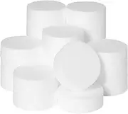 24 Pack Foam Circles for Crafts - 3 Inch Round Polystyrene Discs for DIY Projects (1 Inch Thick, White)