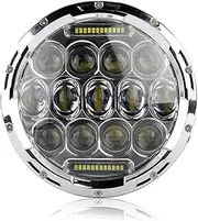 Motorcycle Headlight For Touring Electra Glide For Ultra For Classic Led Passing Fog Lights Motorcycle 75W 7" LED Headlight