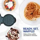 Mini Waffle Maker, Teal , Fast Shipping Dual-Sided Nonstick Waffle Maker