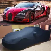 For Bugatti Veyron 16.4 Indoor Car Cover Satin Stretch Dust Scratch Protector (for: Bugatti)