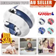 Track Pinball Finger Spinner Toy Diamond Ball Orbit GyroDYube Fidget Kids Gift C