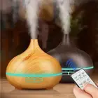 500ml Air Humidifier Aromatherapy Essential Oil Diffuser Wood Grain Ultrasonic R