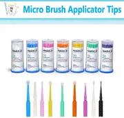 100-1000 Microbrush Micro Brush Applicator Tips Regular, Fine, Super Fine Dental